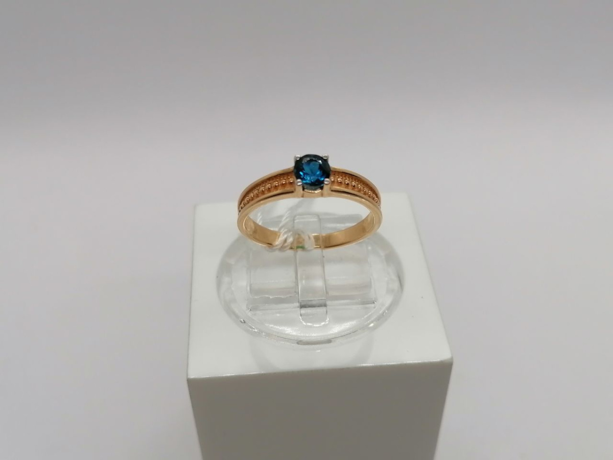 КОЛЬЦО С КАМНЕМ (Au 585)