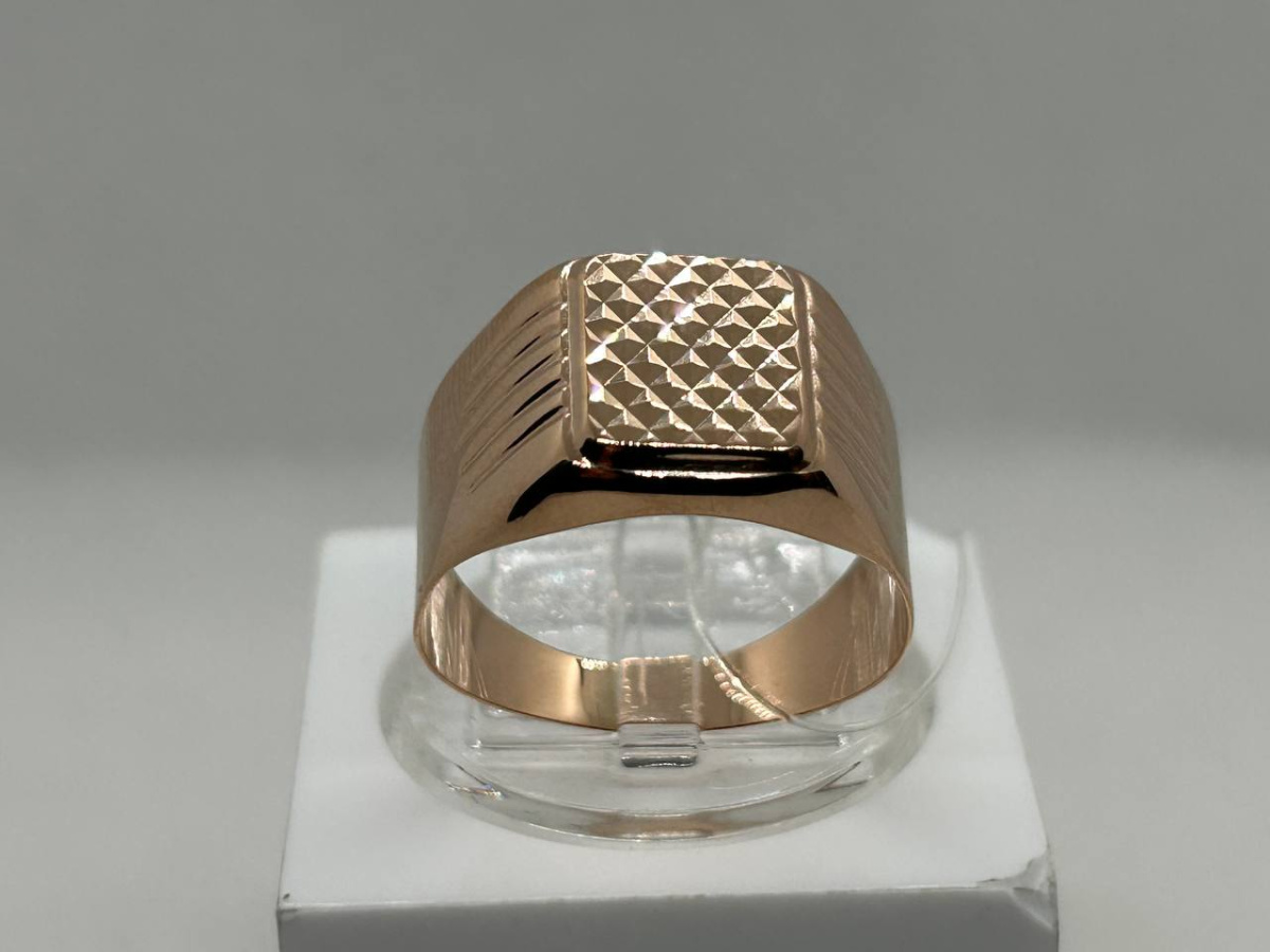 КОЛЬЦО ПЕЧАТКА без камня (Au 585)