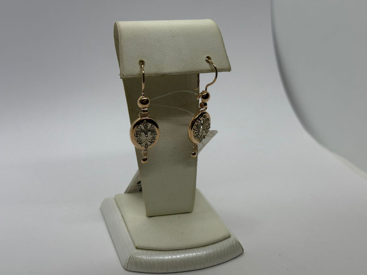 СЕРЬГИ С КАМНЯМИ (Au 585)