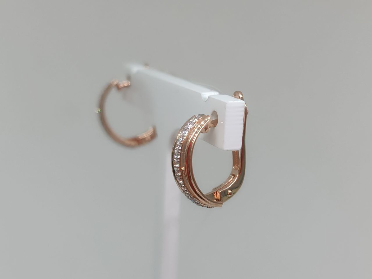 СЕРЬГИ С КАМНЯМИ (Au 585)