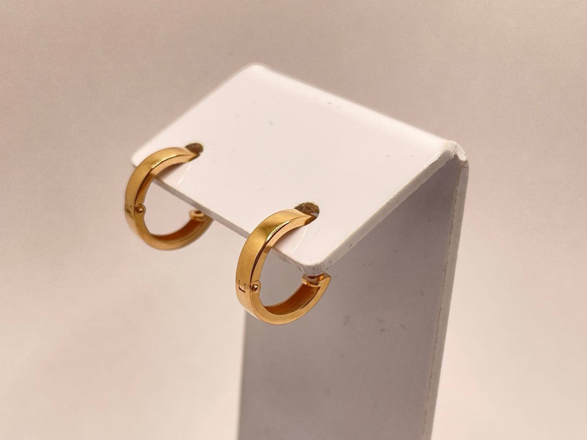 СЕРЬГИ БЕЗ КАМНЯ (Au 585)