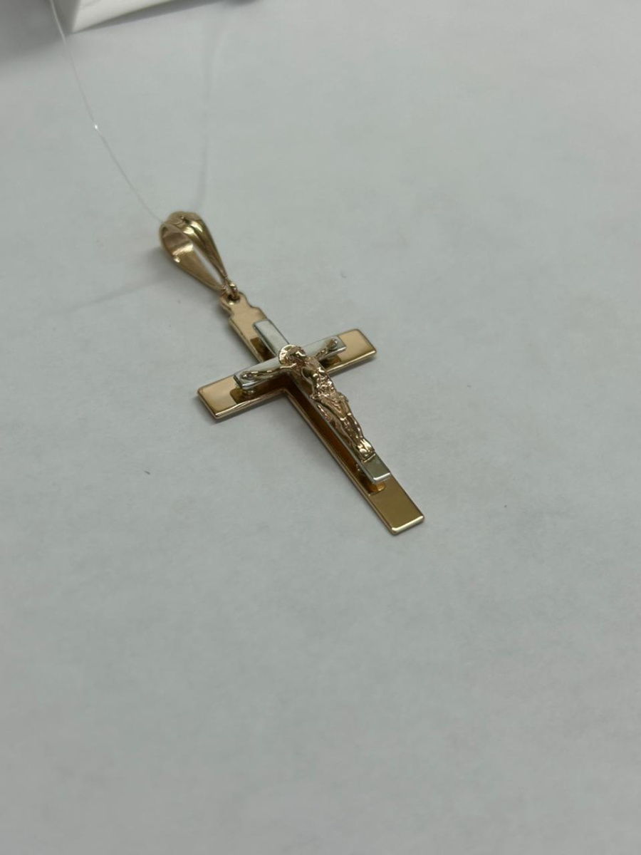 ПОДВЕСКА КРЕСТ (Au 585)