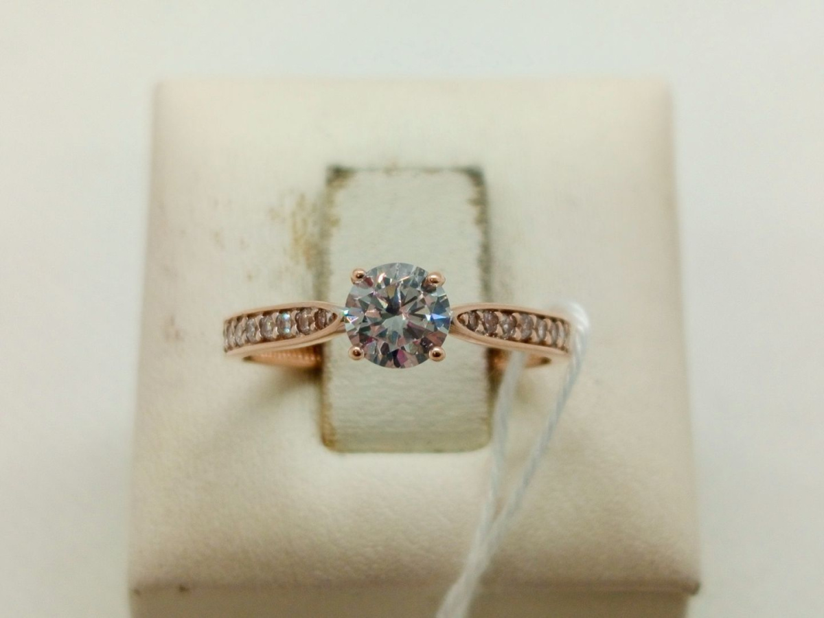 КОЛКМИ585 КОЛЬЦО С КАМНЯМИ (Au 585)