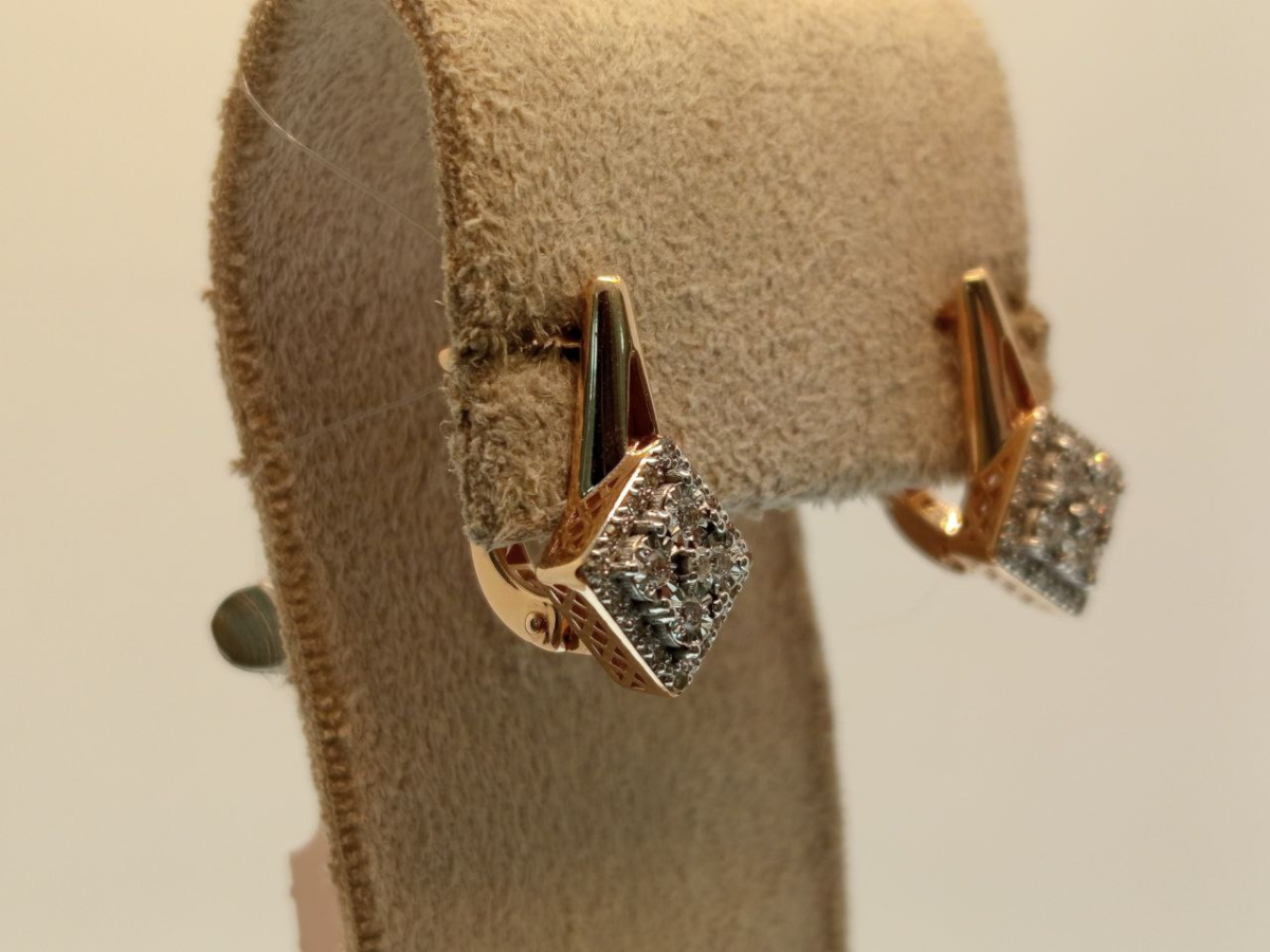 СЕРЬГИ БРИЛЛИАНТ (Au 585)