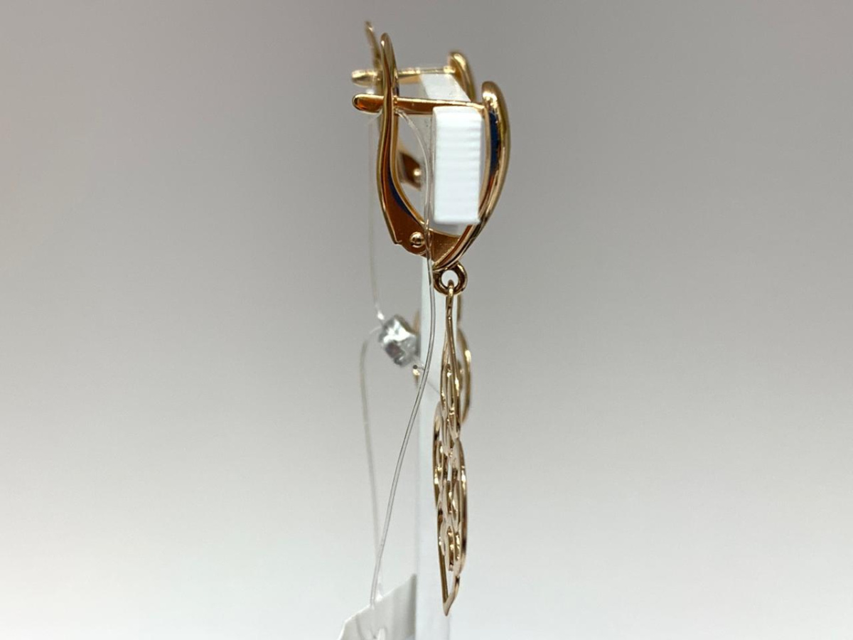 СЕРЬГИ БЕЗ КАМНЯ (Au 585)