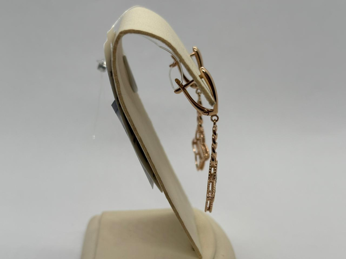 СЕРЬГИ С КАМНЯМИ (Au 585)