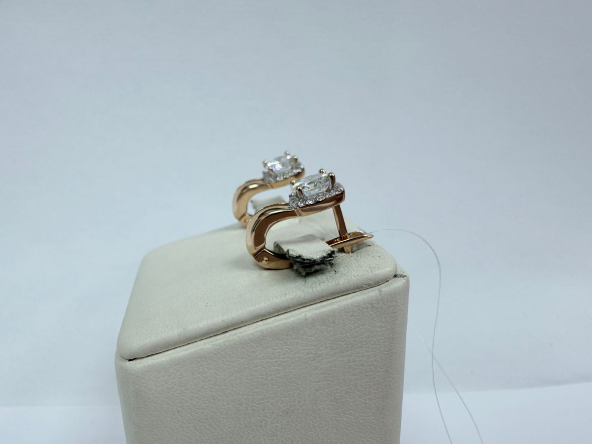 СЕРЬГИ С КАМНЯМИ (Au 585)