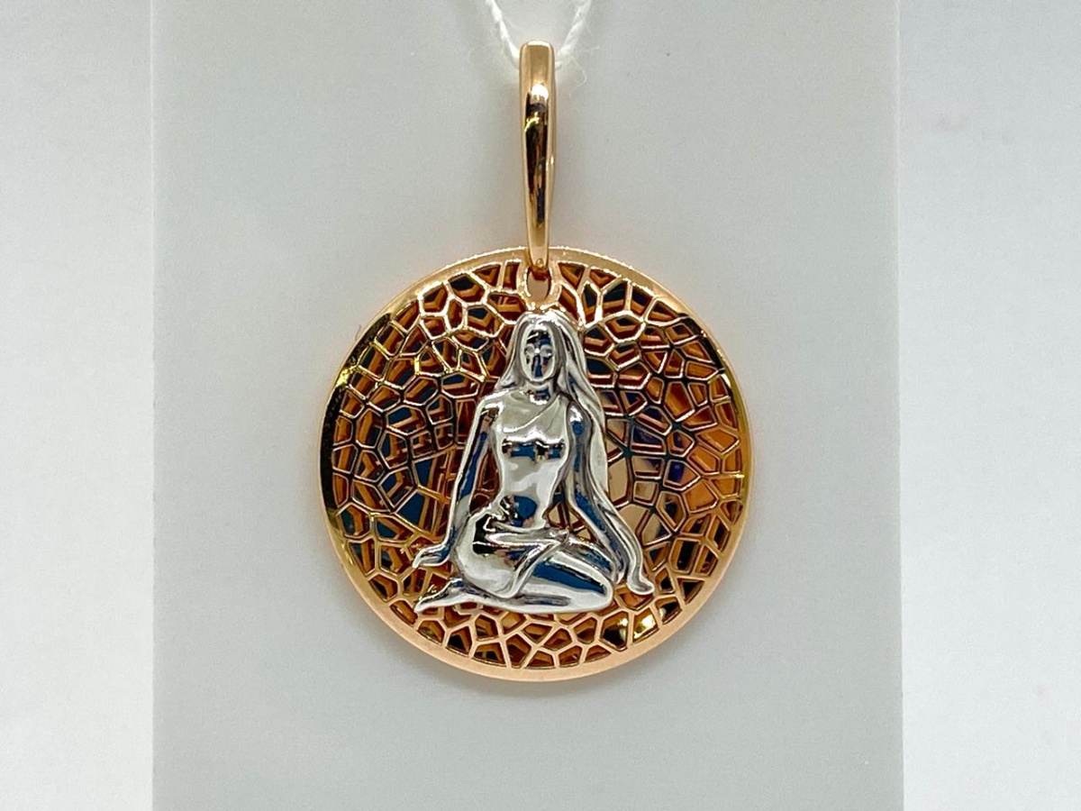 ПОДВЕСКА ЗНАК ЗОДИАКА ДЕВА (Au 585)