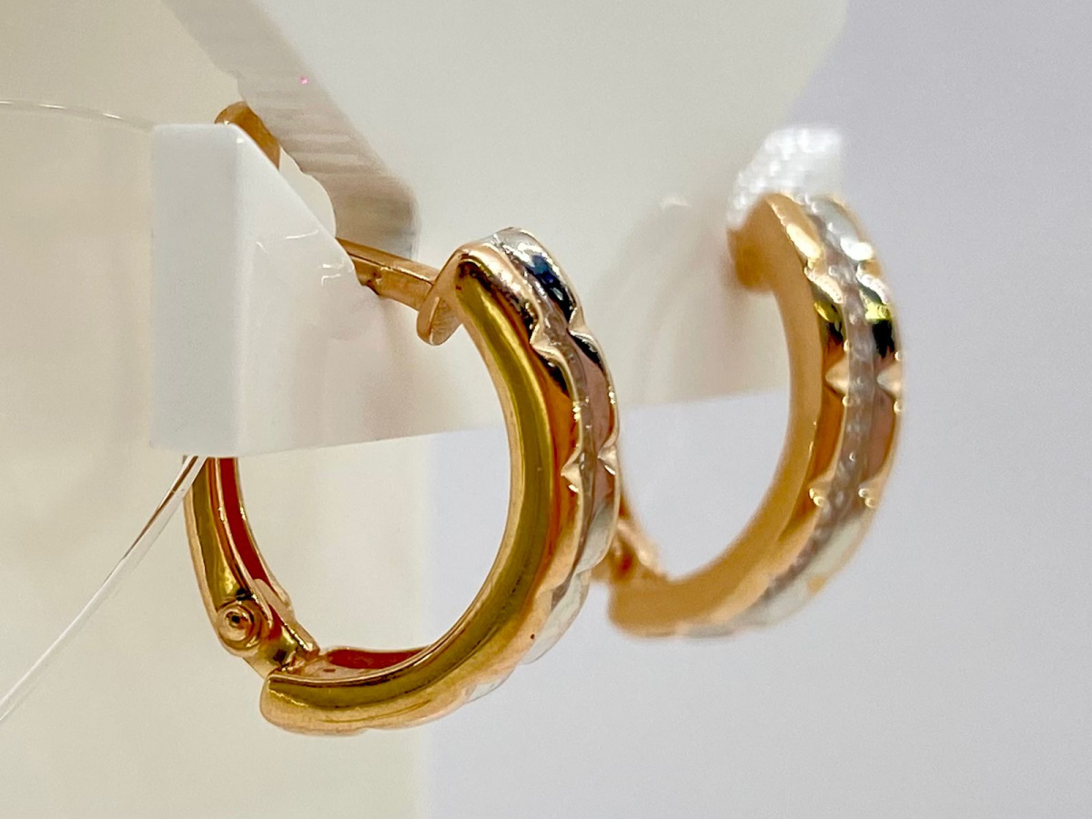 СЕРЬГИ С КАМНЯМИ (Au 585)