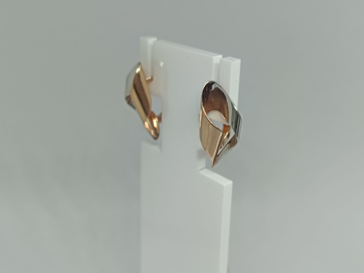 СЕРЬГИ БЕЗ КАМНЯ (Au 585)