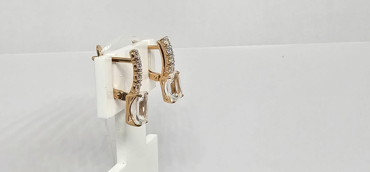 СЕРЬГИ С КАМНЯМИ (Au 585)