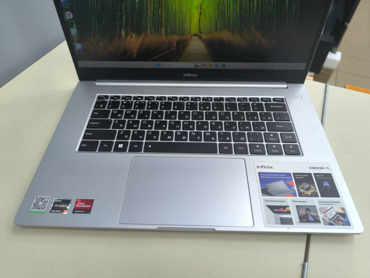 Ноутбук Infinix; Ryzen 5 7430U, AMD Radeon (TM) Graphics, 16 Гб, 512 GB, Нет