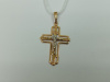 ПОДКБК585 ПОДВЕСКА КРЕСТ БЕЗ КАМНЯ (Au 585)