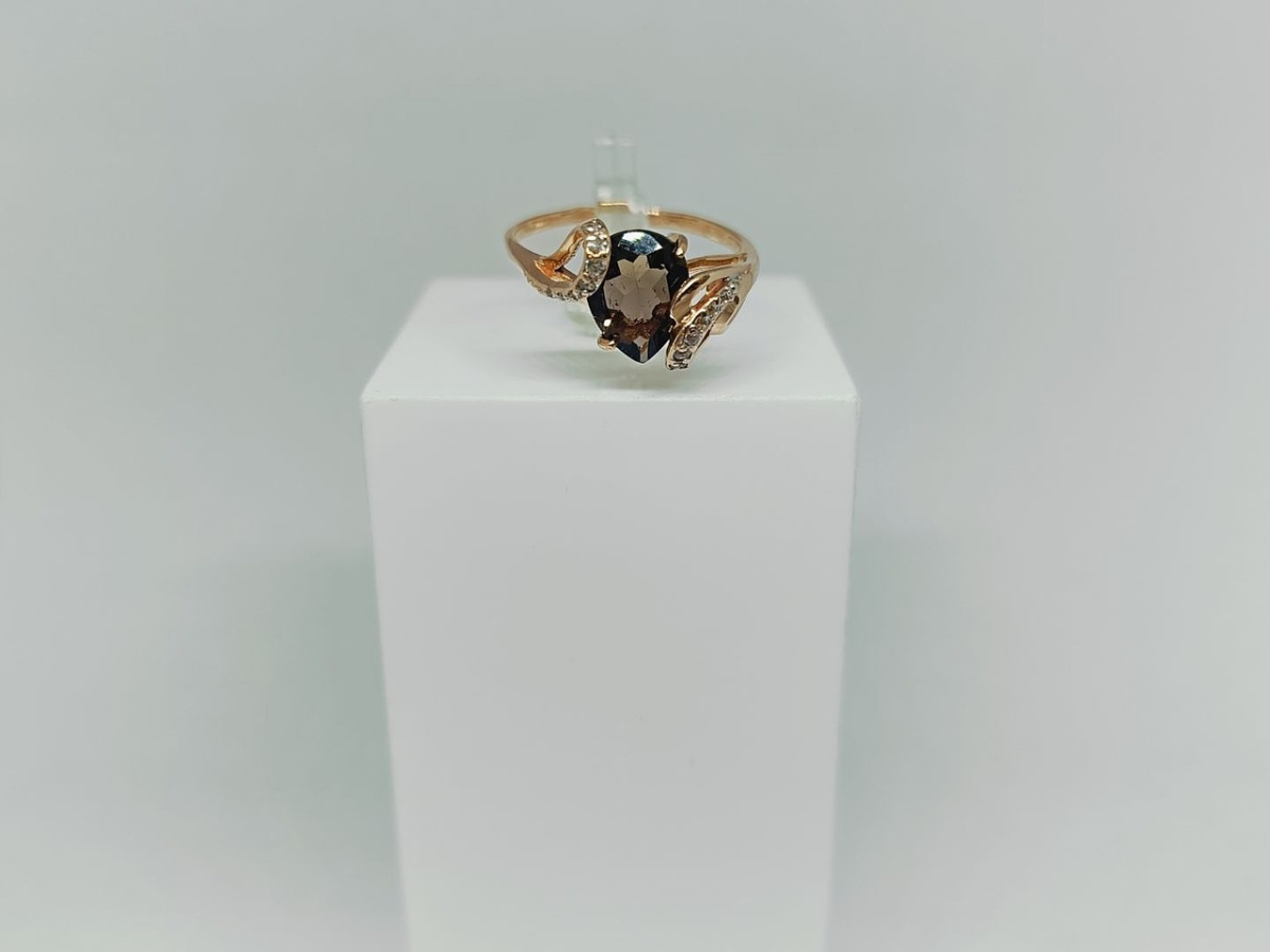 КОЛКМИ585 КОЛЬЦО С КАМНЯМИ (Au 585)