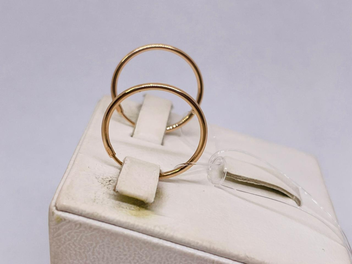 СЕРЬГИ КОНГО без камня (Au 585)