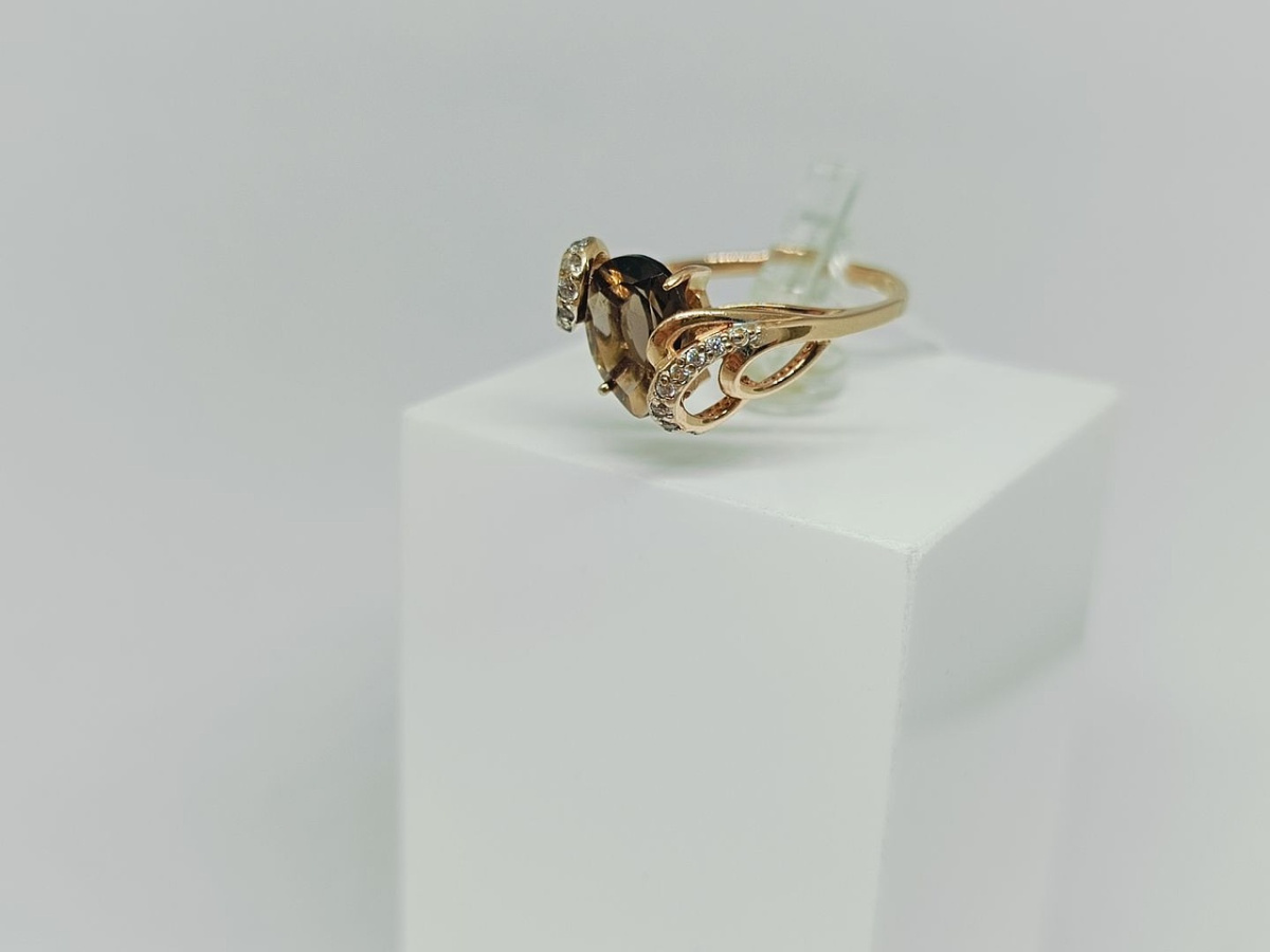 КОЛКМИ585 КОЛЬЦО С КАМНЯМИ (Au 585)