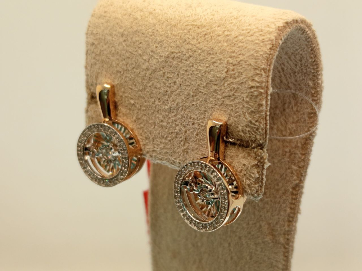 СЕРЬГИ БРИЛЛИАНТ (Au 585)