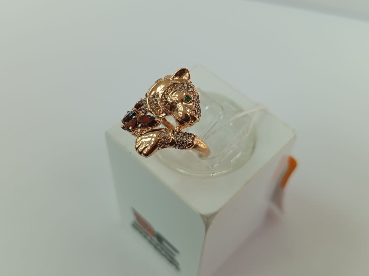 КОЛКМИ585 КОЛЬЦО С КАМНЯМИ (Au 585)