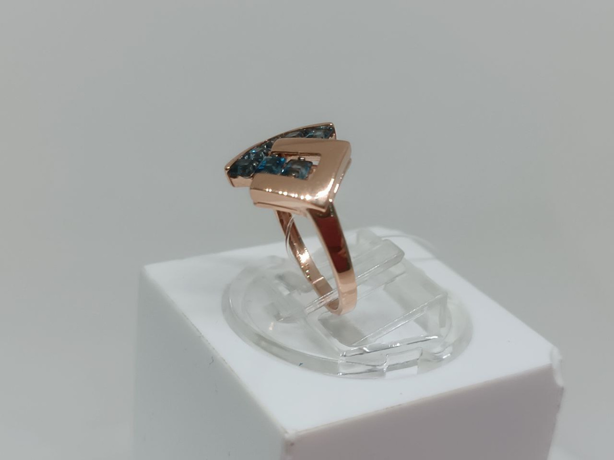 КОЛЬЦО ТОПАЗ (Au 585)