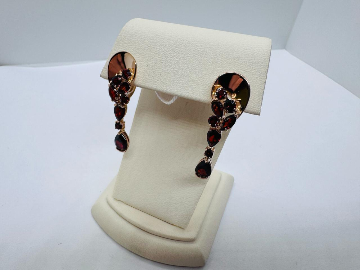 СЕРЬГИ С КАМНЯМИ (Au 585)