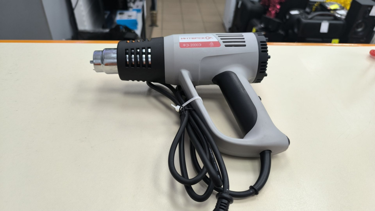 Строительный фен Интерскол ФЭ-2000Э (192.0.0.00)