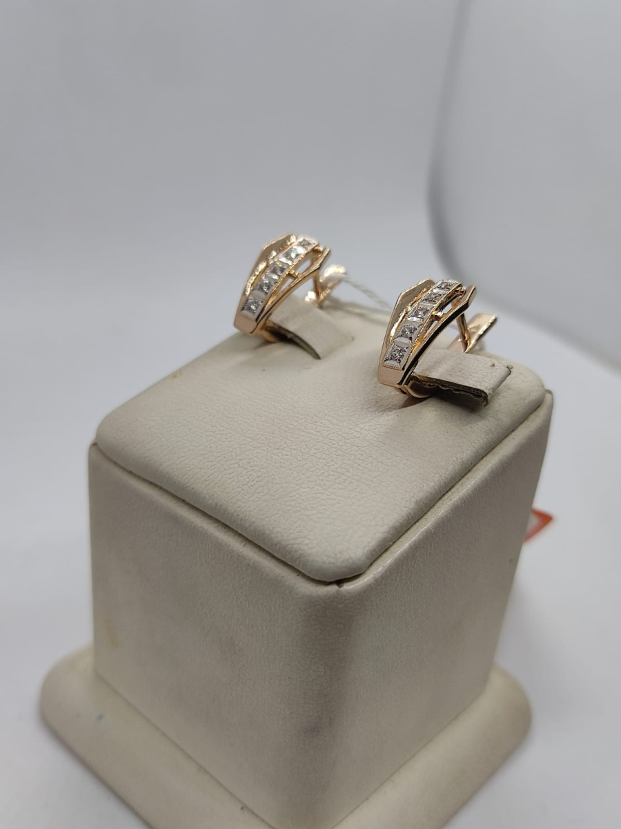 СЕРЬГИ С КАМНЯМИ (Au 585)