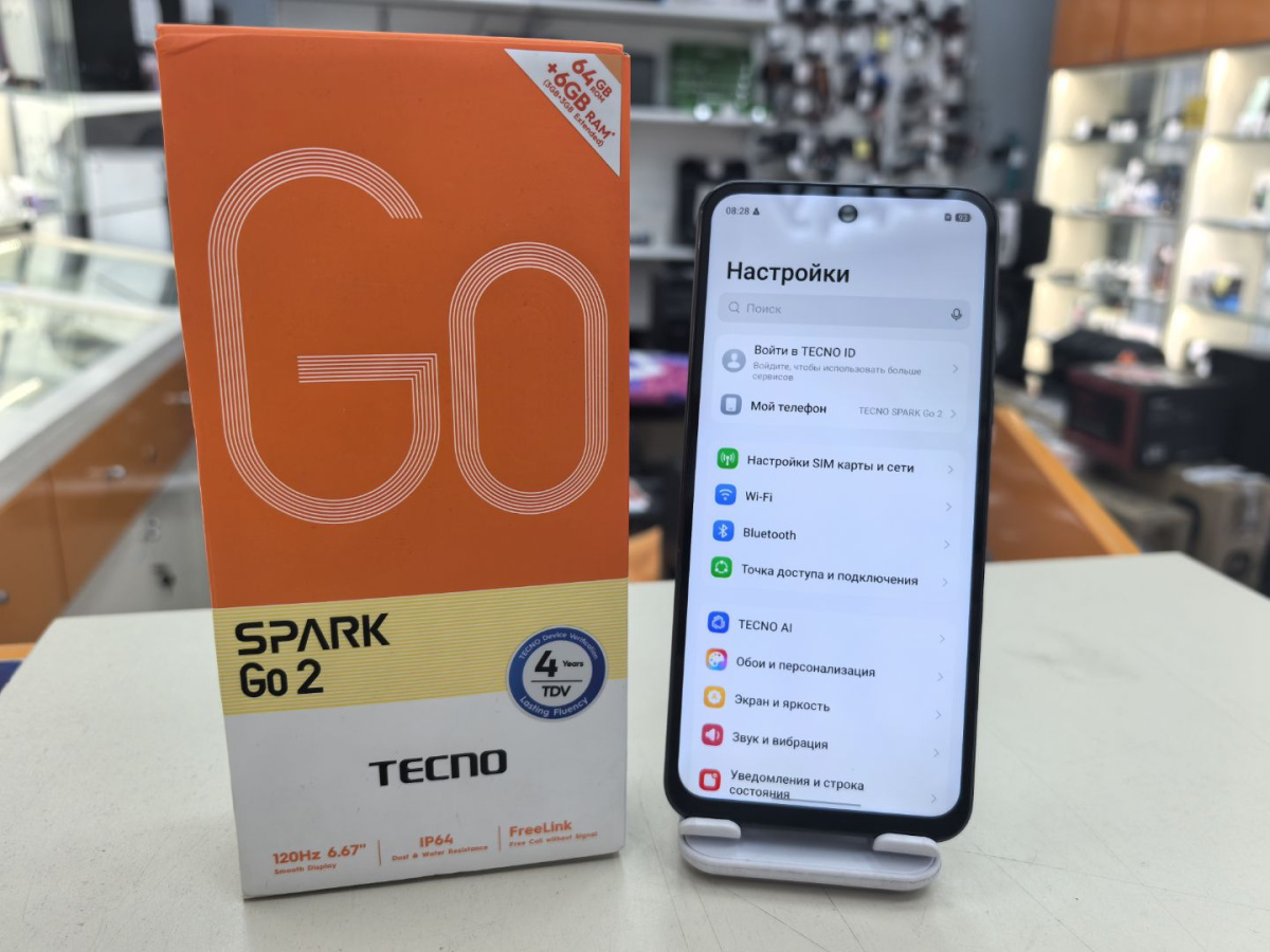 Смартфон Tecno Spark Go 2 3/64Gb