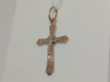 ПОДВЕСКА КРЕСТ БЕЗ КАМНЯ (Au 585)