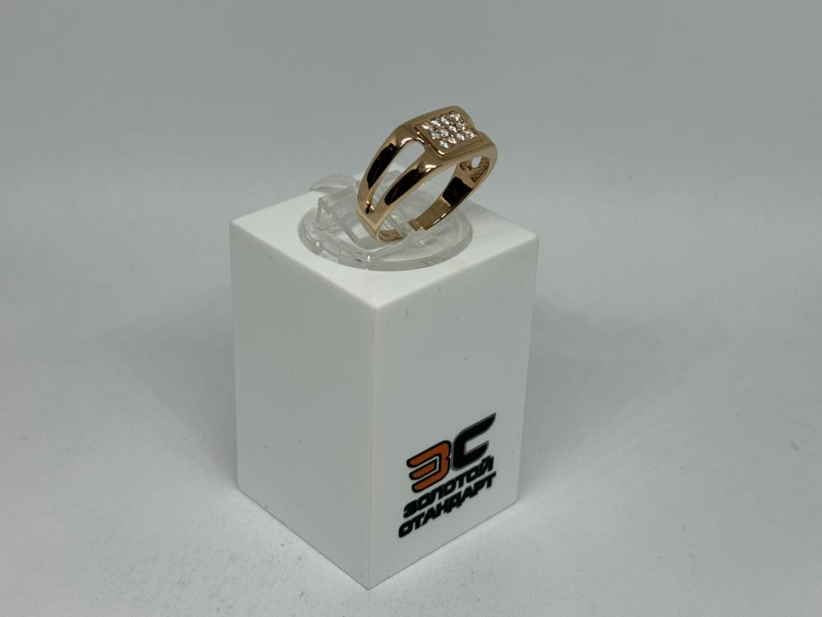 ПЕЧАТКА С КАМНЯМИ (Au 585)