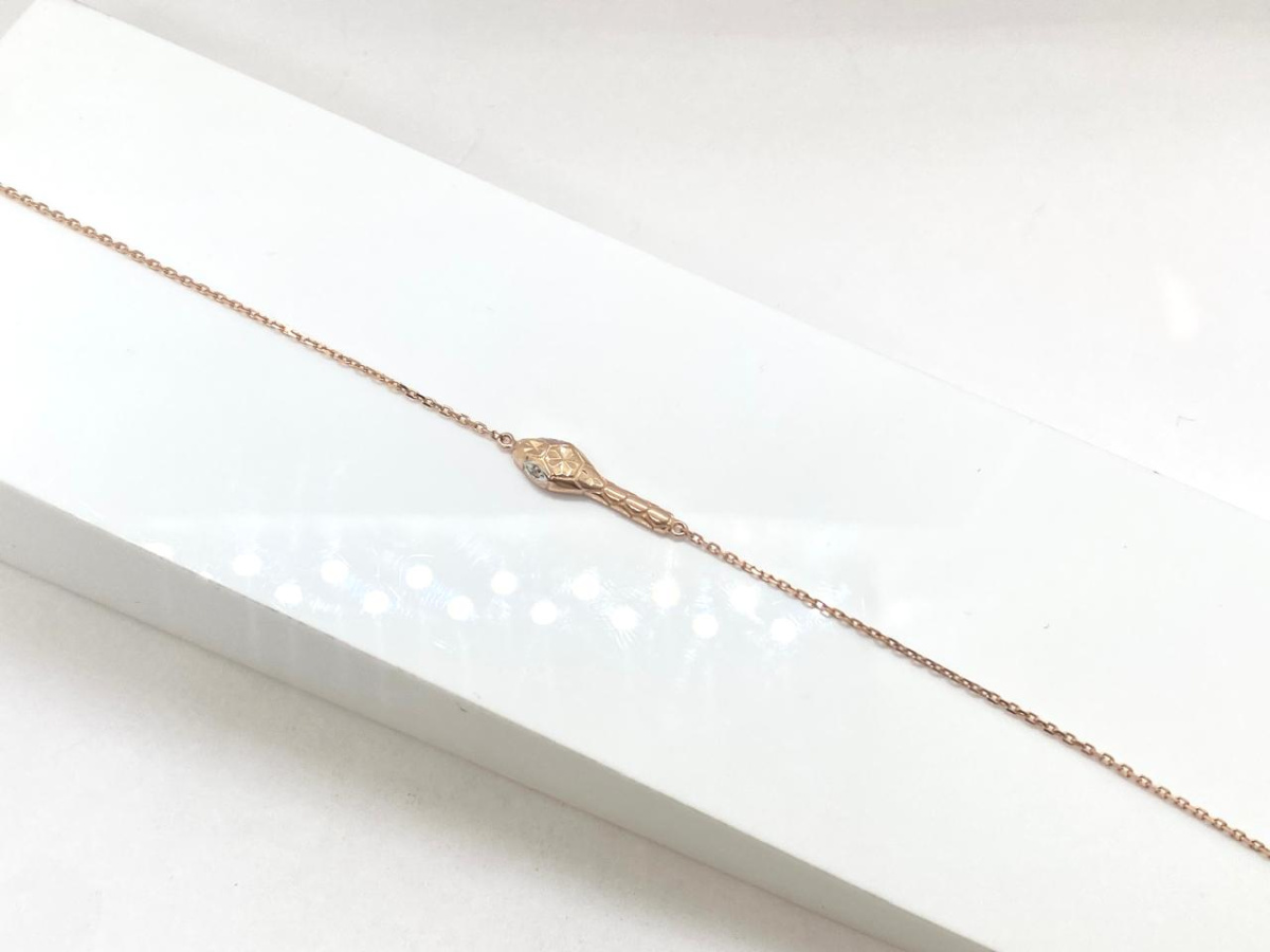 БРАСЛЕТ С КАМНЯМИ (Au 585)