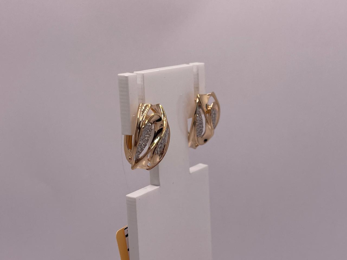 СЕРЬГИ С КАМНЯМИ (Au 585)