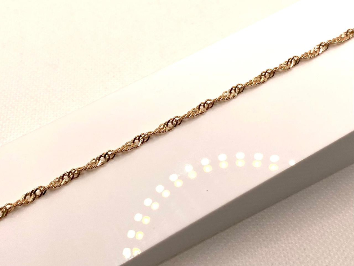 БРАСЛЕТ ПОЛНОВЕСНЫЙ Сингапур (Au 585)