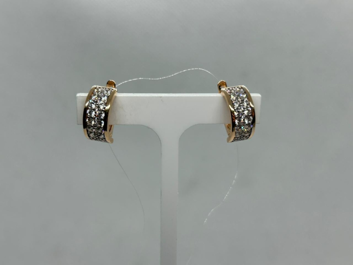 СЕРЬГИ С КАМНЯМИ (Au 585)