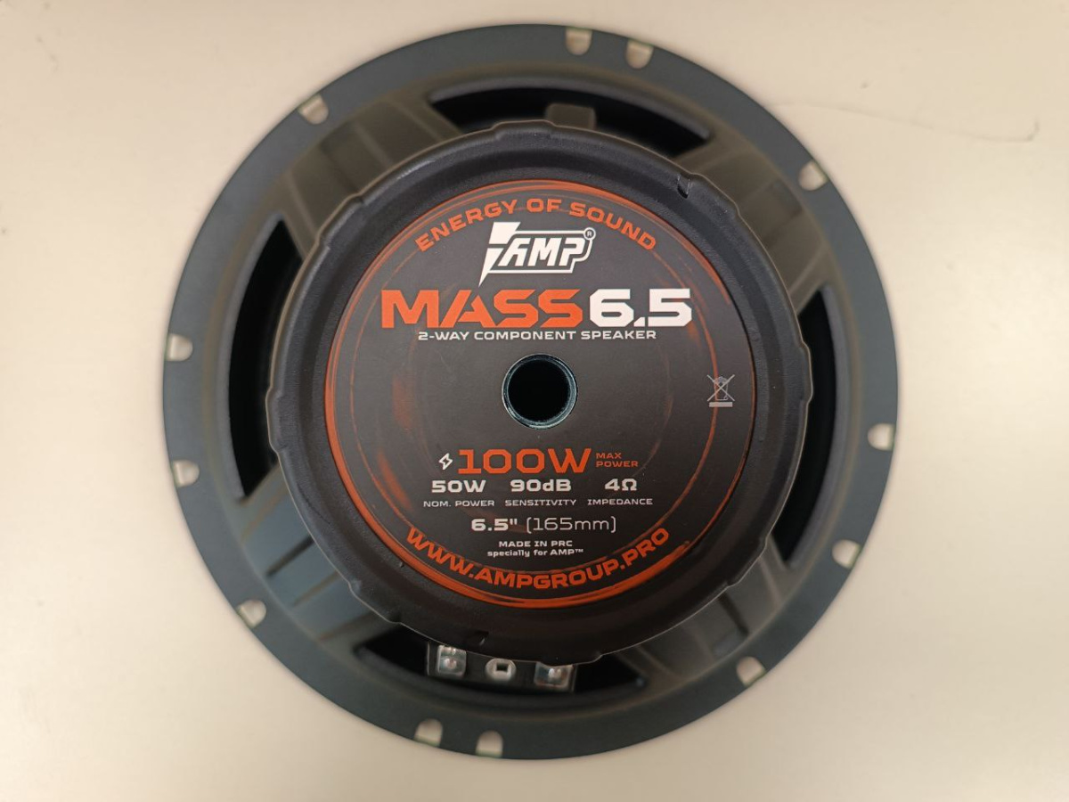 Автоакустика передняя AMP MASS 6.5