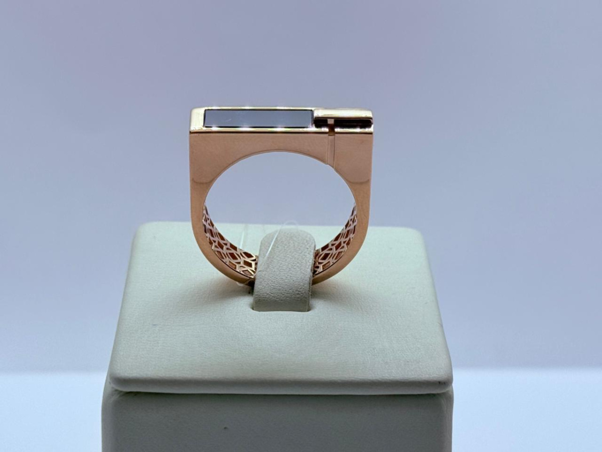 КОЛЬЦО ПЕЧАТКА с камнем (Au 585)