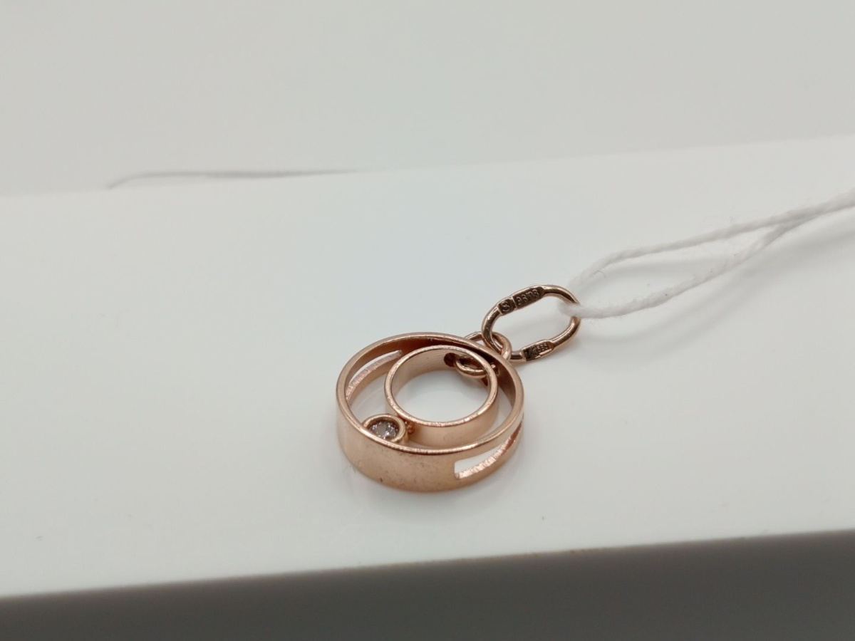 ПОДКМ585 ПОДВЕСКА С КАМНЕМ (Au 585)