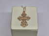 ПОДКБК585 ПОДВЕСКА КРЕСТ БЕЗ КАМНЯ (Au 585)