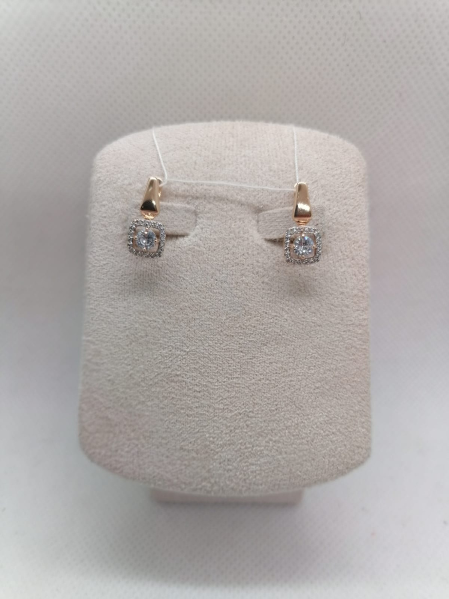 СЕРЬГИ С КАМНЯМИ (Au 585)