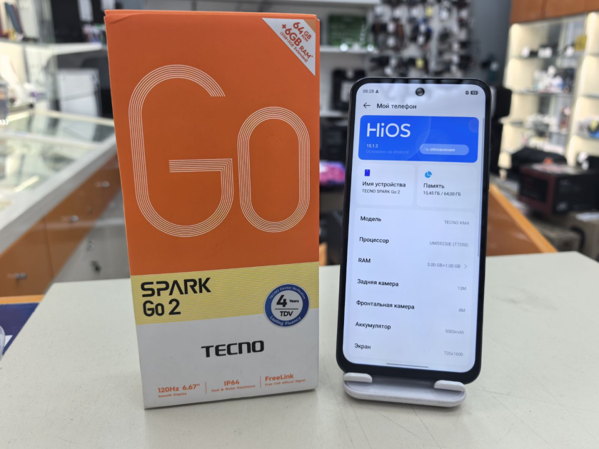 Смартфон Tecno Spark Go 2 3/64Gb