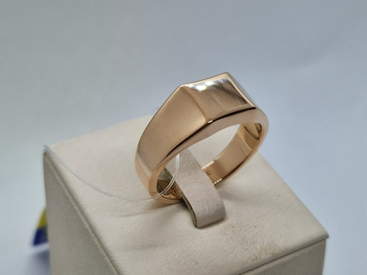 КОЛЬЦО ПЕЧАТКА без камня (Au 585)