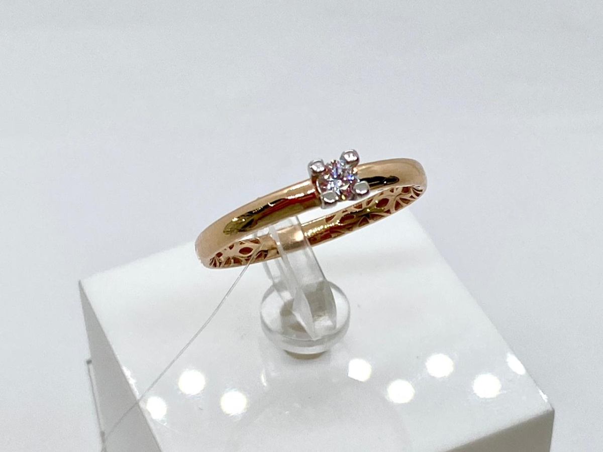 КОЛЬЦО С КАМНЕМ (Au 585)