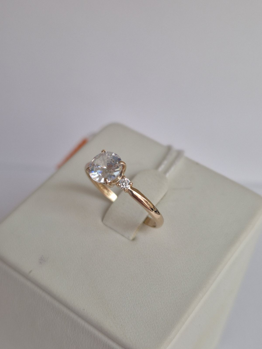 КОЛКМИ585 КОЛЬЦО С КАМНЯМИ (Au 585)