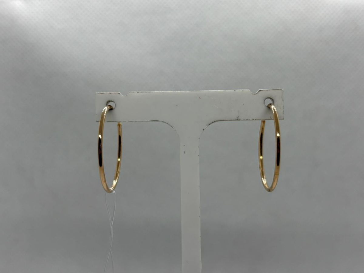 СЕРЬГИ КОНГО без камня (Au 585)