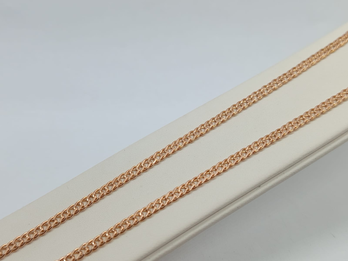 ЦЕПЬ ПОЛНОВЕСНАЯ Ромб двойной (Au 585)