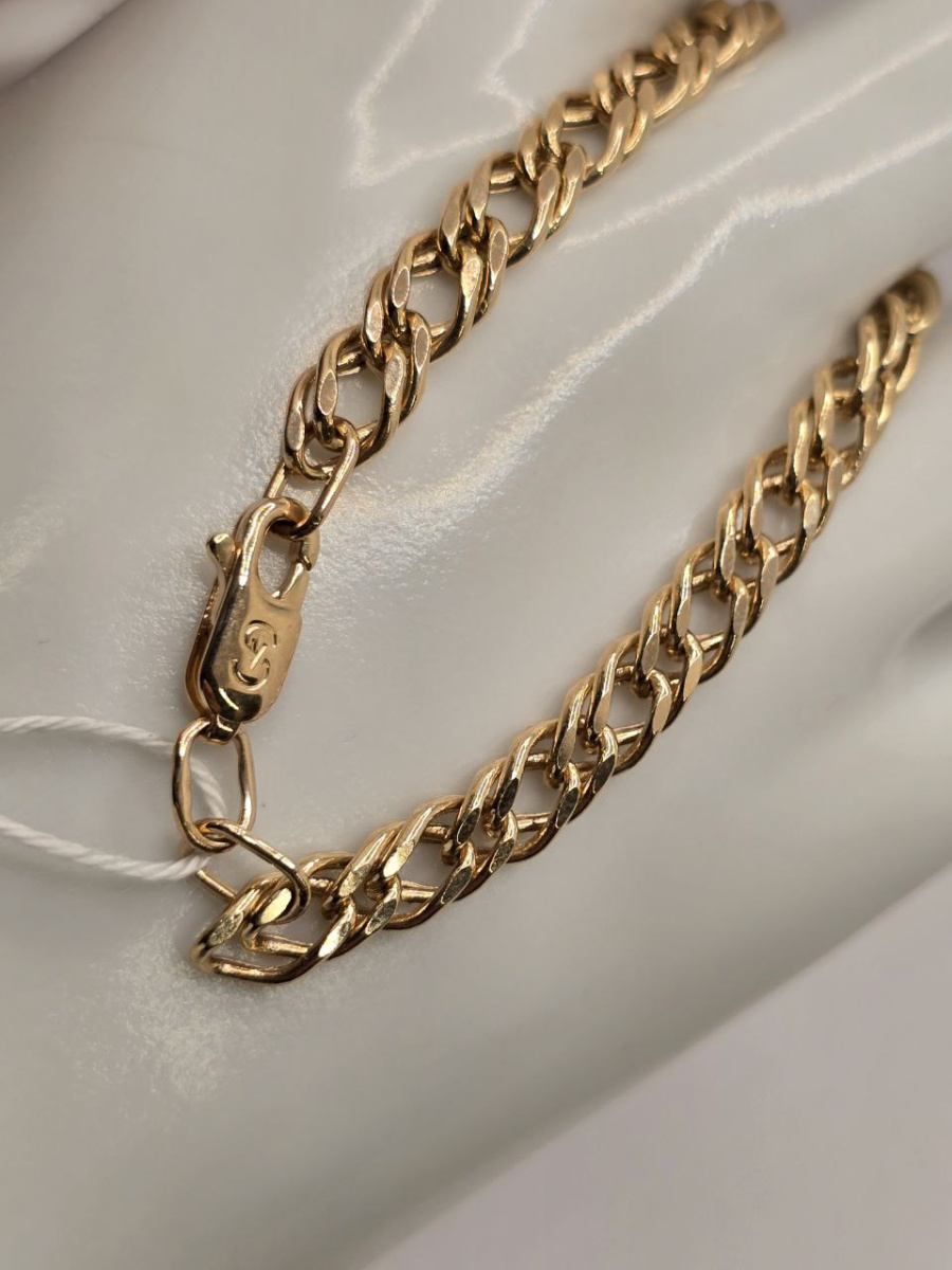 ЦПР2585 ЦЕПЬ ПУСТОТЕЛАЯ Ромб двойной (Au 585)