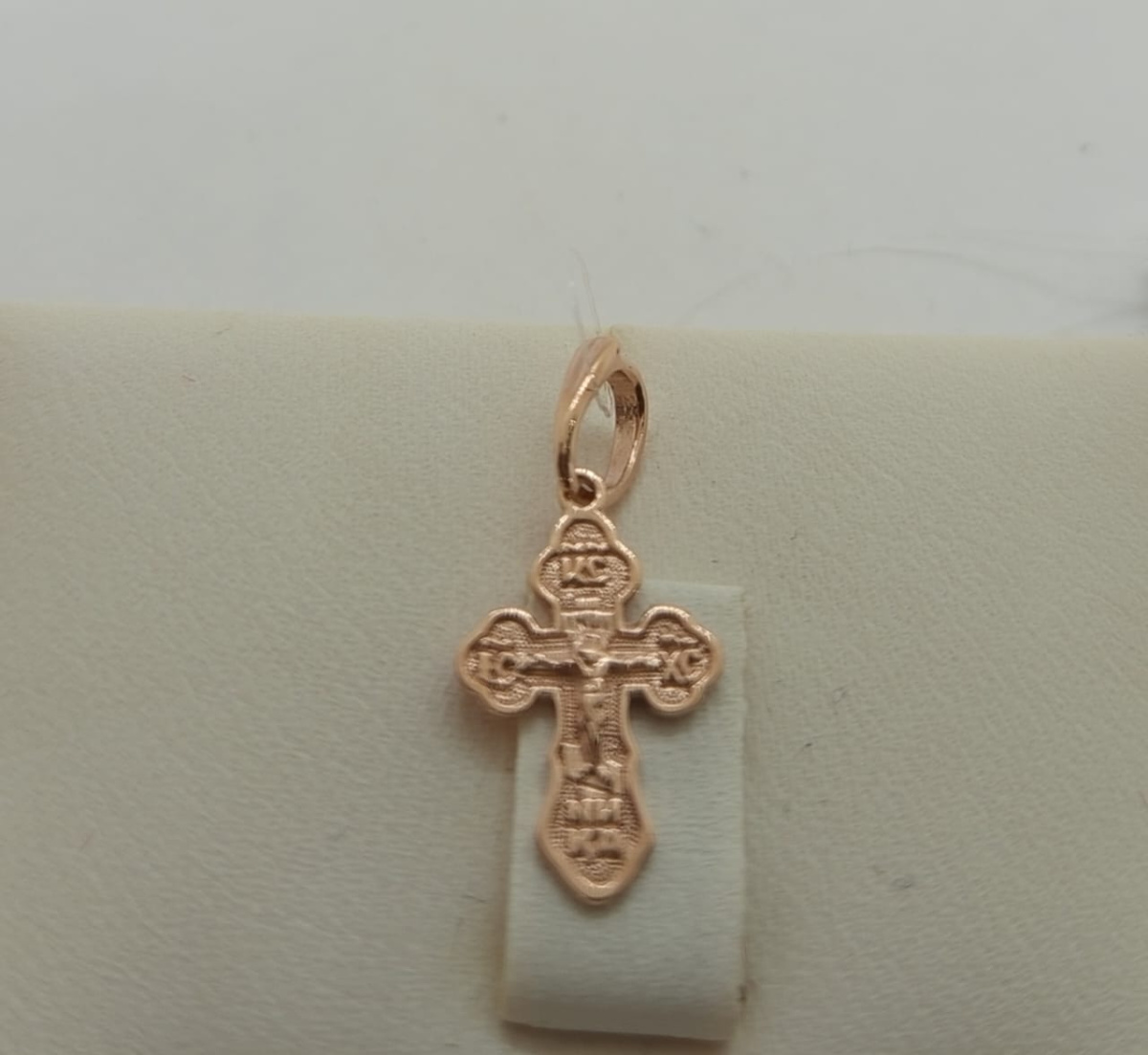 ПОДВЕСКА КРЕСТ без камня (Au 585)