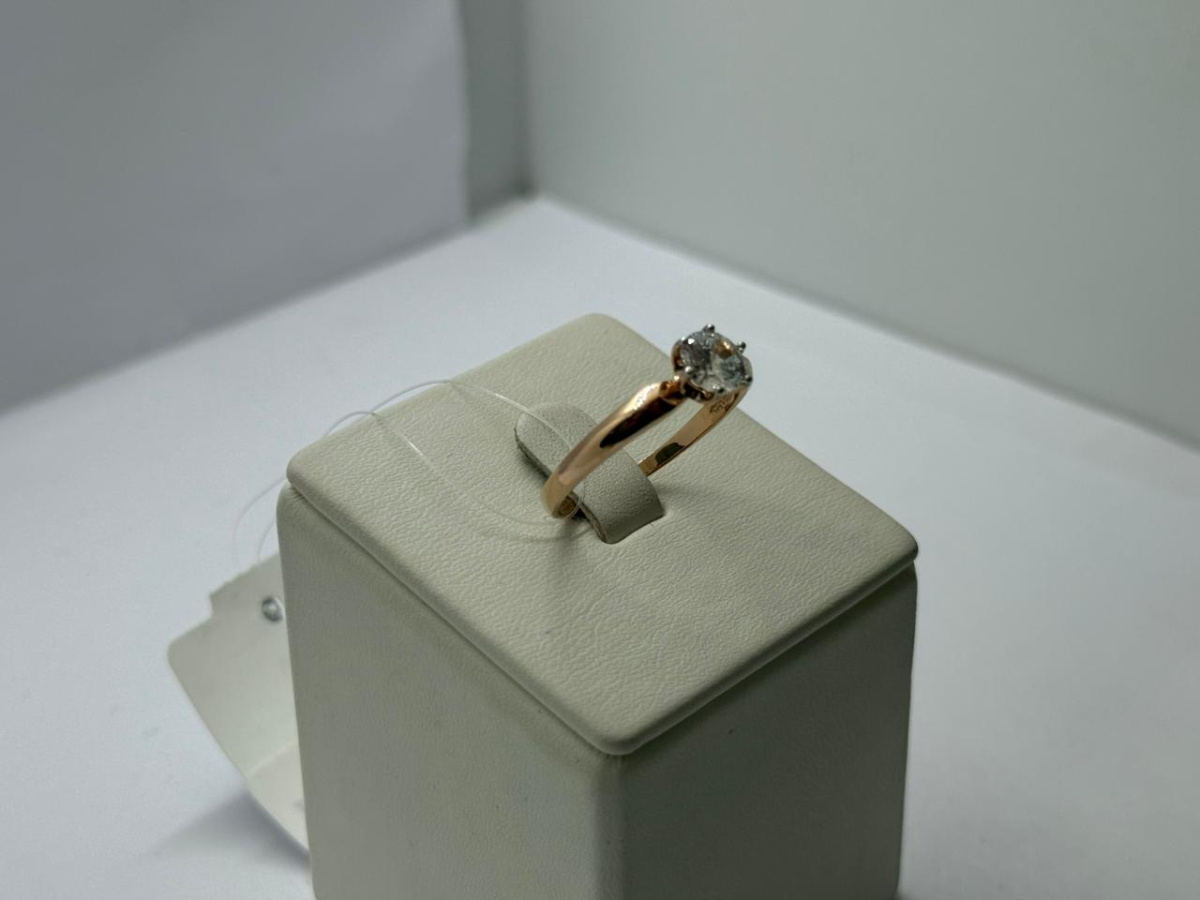 КОЛЬЦО С КАМНЕМ (Au 585)