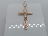 ПОДВЕСКА КРЕСТ БЕЗ КАМНЯ (Au 585)