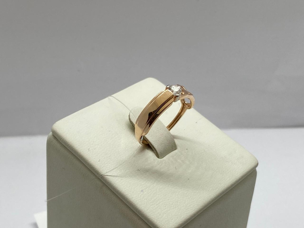 КОЛЬЦО С КАМНЕМ (Au 585)