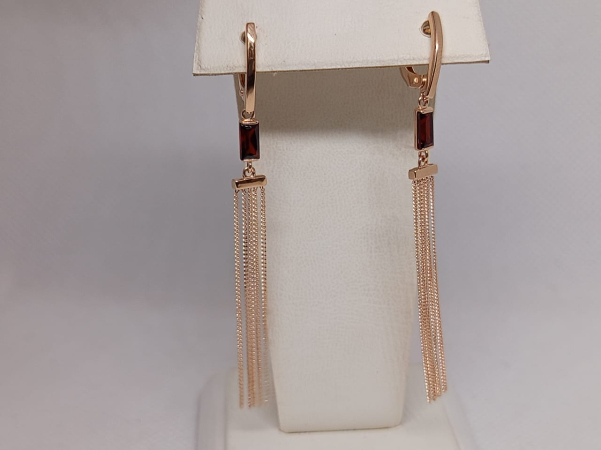 СЕРЬГИ БЕЗ КАМНЯ (Au 585)